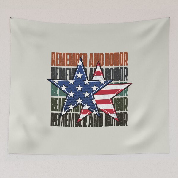 Item preview, Remember and honer Memorial Day designed and sold by VichallanStudio.