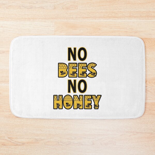 Item preview, No Bees No Honey Quote designed and sold by JooArtPrints  ★★★★★.
