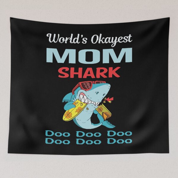 Item preview, Funny Shark MOM  designed and sold by KathrineSandnes.
