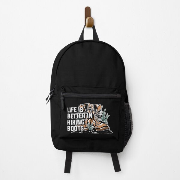 Item preview, Life Is Better In Hiking Boots | Hiking | Explorer Retro designed and sold by KrisSidDesigns.