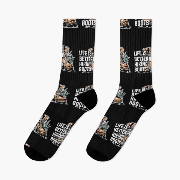 Item preview, Life Is Better In Hiking Boots | Hiking | Explorer Retro designed and sold by KrisSidDesigns.