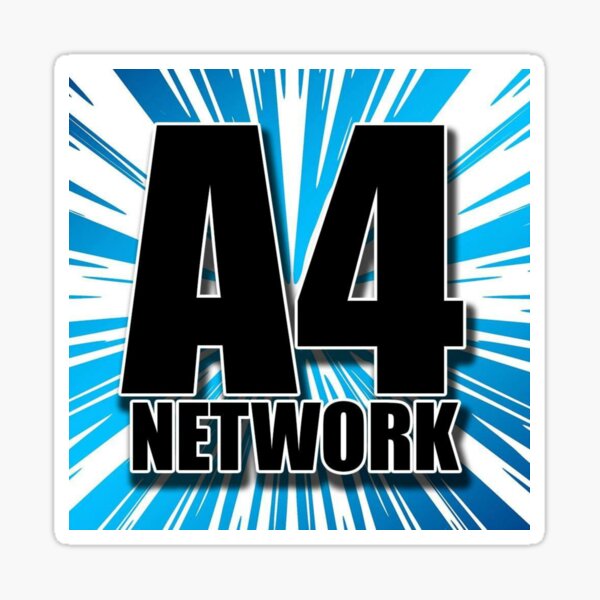 A4 Network Sticker