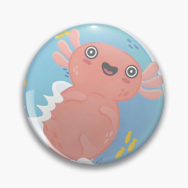 Item preview, Happy Axolotl Illustrated  designed and sold by SleepyLilSloth.