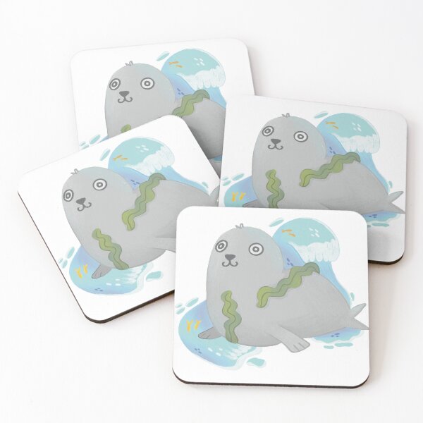 Item preview, Silly Seal Illustrated designed and sold by SleepyLilSloth.