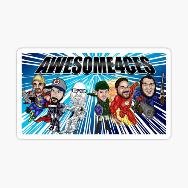 Team Awesome4ces! Sticker