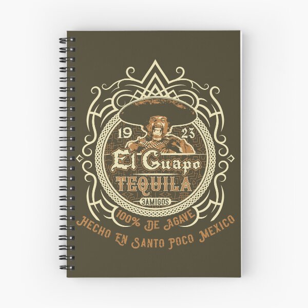Item preview, El Guapo Tequila Label designed and sold by Alema Art.