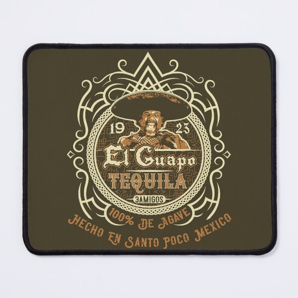 Item preview, El Guapo Tequila Label designed and sold by Alema Art.