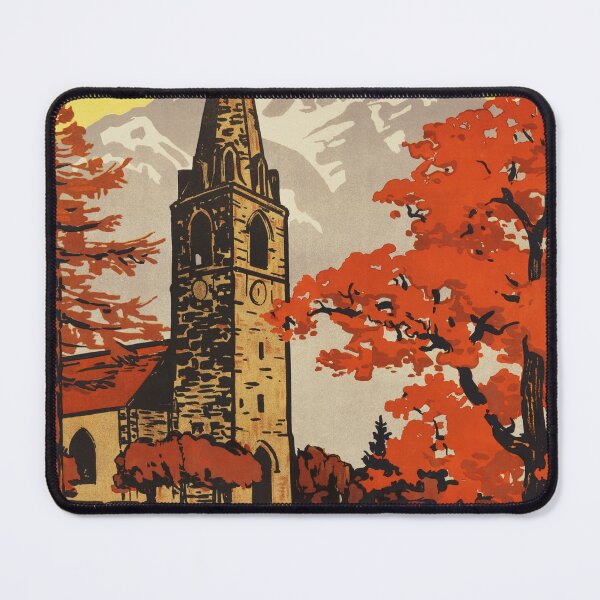 Item preview, Visit BEX Village LES BAINS Switzerland Vintage Train Rail Travel Poster designed and sold by retroposters.