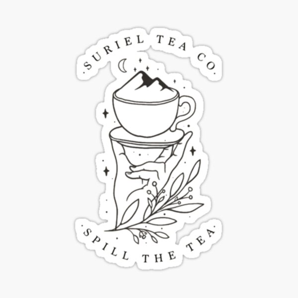 Suriel Tea Cot t-shirt, The Night Court, A Court of Thorns and Roses Court of Dreams tee Sticker