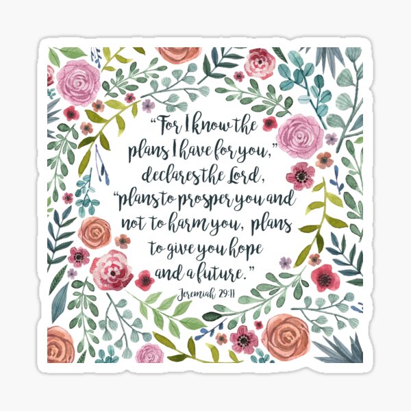 Item preview, Jeremiah 29:11 designed and sold by birchandbark.