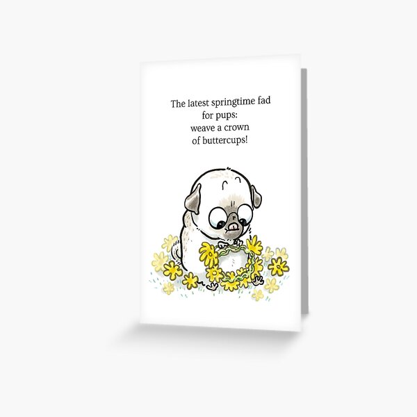 Buttercup Crown Greeting Card