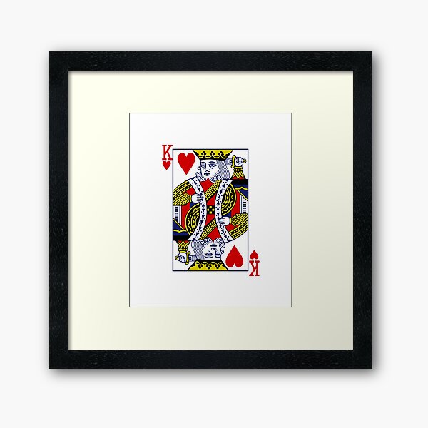 Alice in wonderland king of hearts vintage style metal wall plaque sign