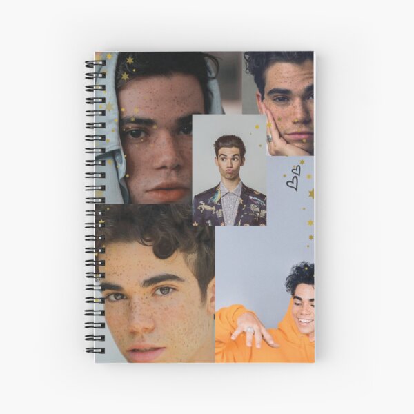 Cameron Boyce Collage poster Spiral Notebook
