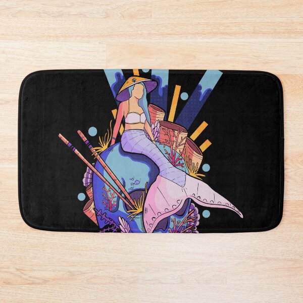Item preview, The mermaid and the skull designed and sold by Swadeillustrations.