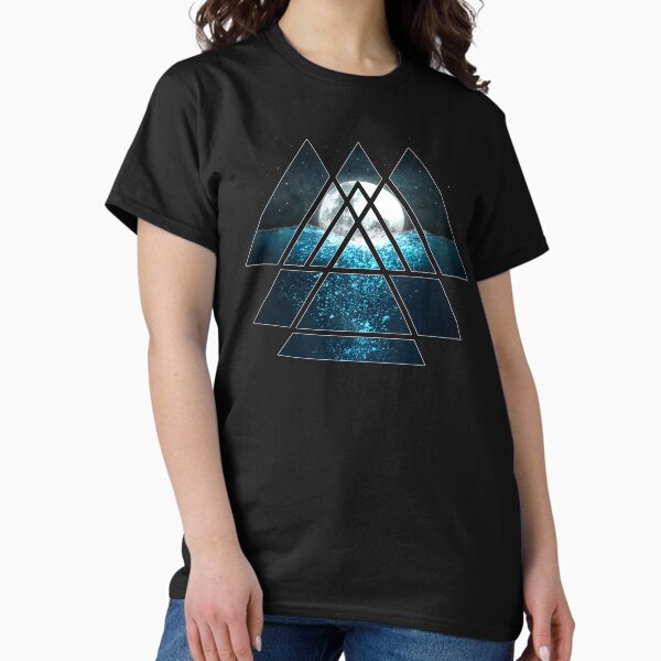 Item preview, Sacred Geometry Triangles - Oceanic Moon  designed and sold by maryedenoa.