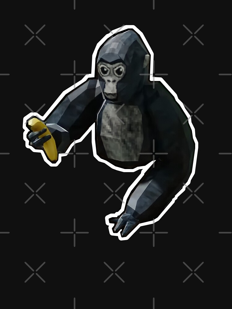 Here Banana- Gorilla Tag Sticker for Sale by Dude 4U