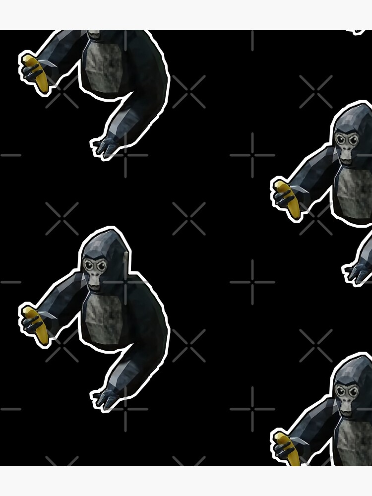 Here Banana- Gorilla Tag Sticker for Sale by Dude 4U