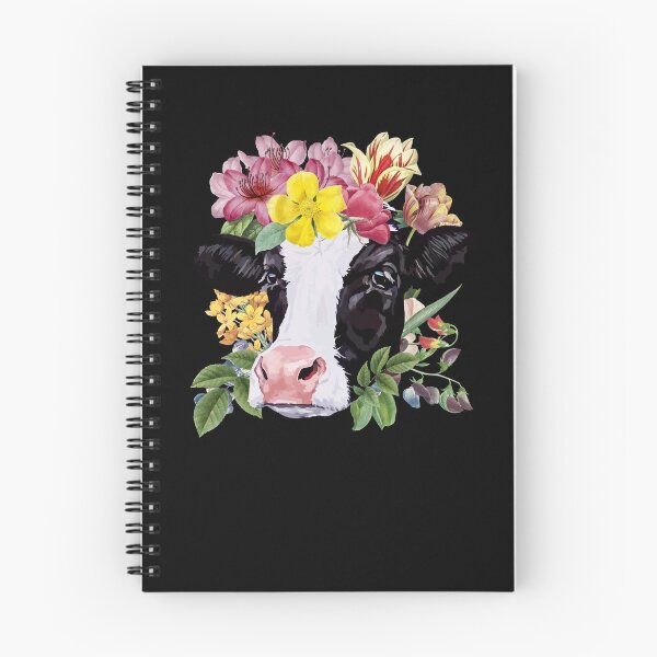 Item preview, Floral Cow Spring Nature Lovers designed and sold by millierandall2.