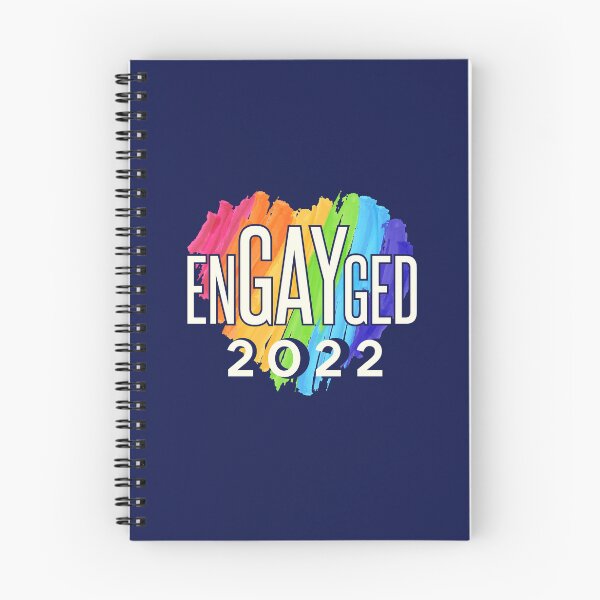Item preview, Engayged 2022 LGBTQ Rainbow Heart designed and sold by jaygo.