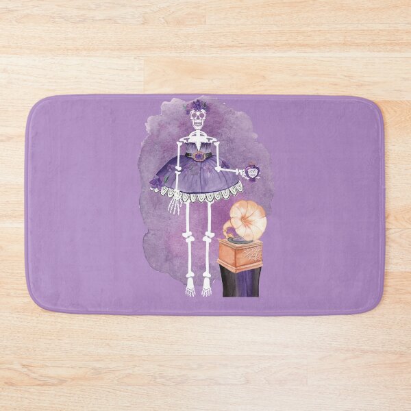 Item preview, Bones and Botany - Purple Vintage Elegant Female Skeleton -  Halloween 2022, Boho Gothic Aesthetic Design for Women designed and sold by zicutza.