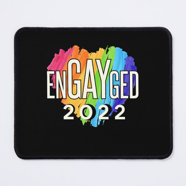 Item preview, Engayged 2022 LGBTQ Rainbow Heart designed and sold by jaygo.