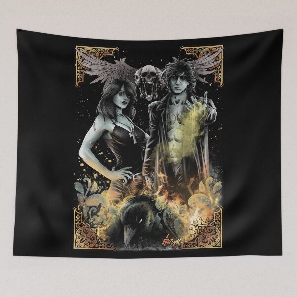 Item preview, SANDMAN - MORPHEUS AND DEATH designed and sold by MARDEM MOURA.