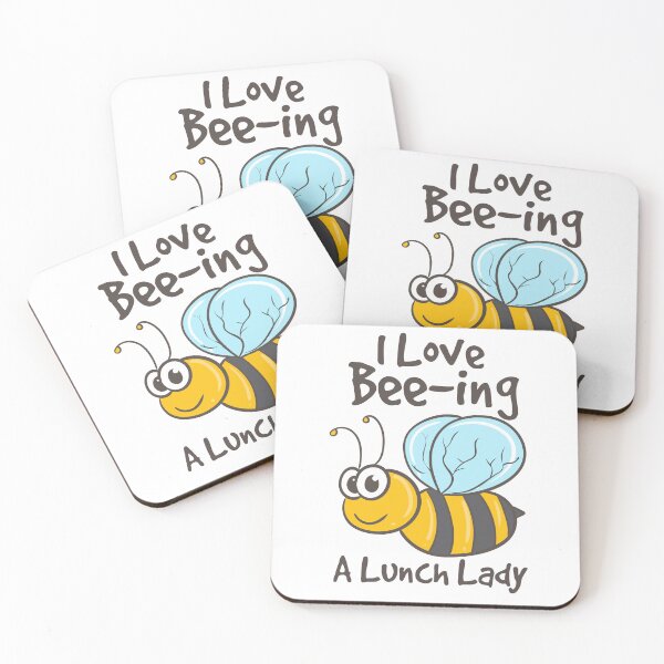 Item preview, I Love Bee-ing A Lunch Lady Appreciation designed and sold by Betsytiptoe.