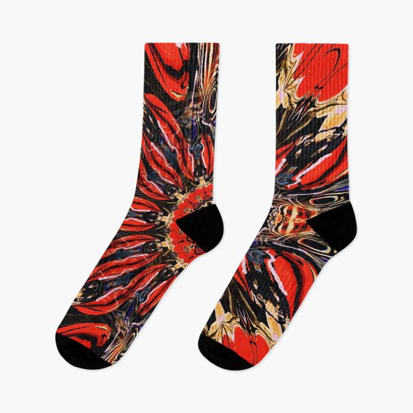 Item preview, Black Red Motif designed and sold by Natalie Holland.