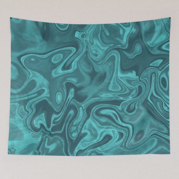 Item preview, Dark Teal Liquid Swirl designed and sold by Saanis.