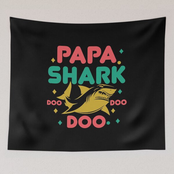 Item preview, PAPA SHARK DOO DOO DOO designed and sold by Kalit Designs.