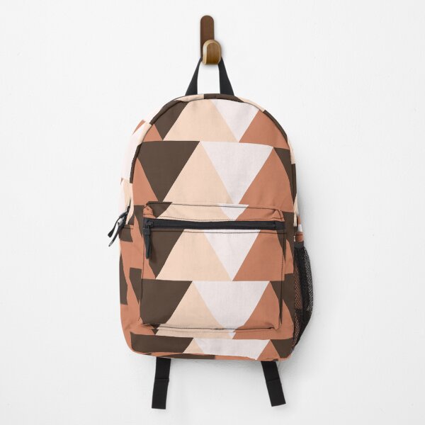 Item preview, Abstract Geometric Pattern Made Out Of Orange Triangles designed and sold by HopefulFlower.