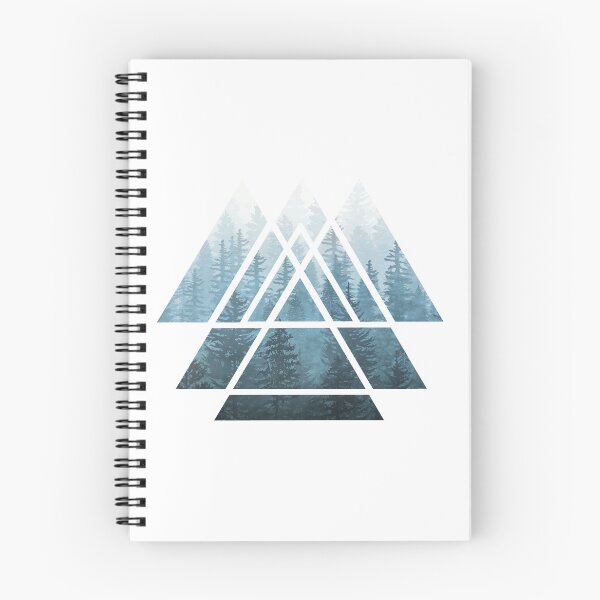 Item preview, Sacred Geometry Triangles - Misty Forest designed and sold by maryedenoa.