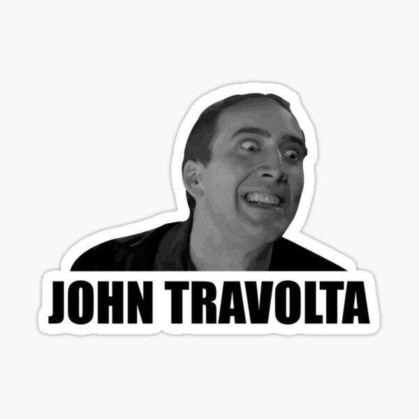 Vista previa del artículo con la obra «John Travolta», diseñado y vendido por Stiedeman-US.