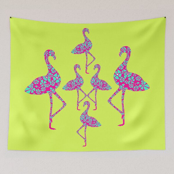 Item preview, Fancy Flamingos designed and sold by Kerise Delcoure.