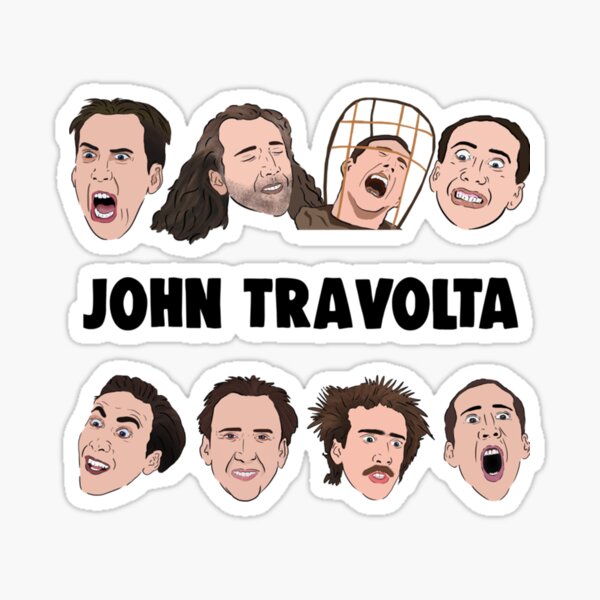 Vista previa del artículo con la obra «John Travolta», diseñado y vendido por Stiedeman-US.