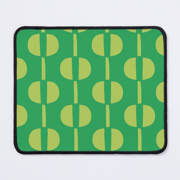 Item preview, Modernist Geometric Pattern 469 Green and Chartreuse designed and sold by tonymagnerart.