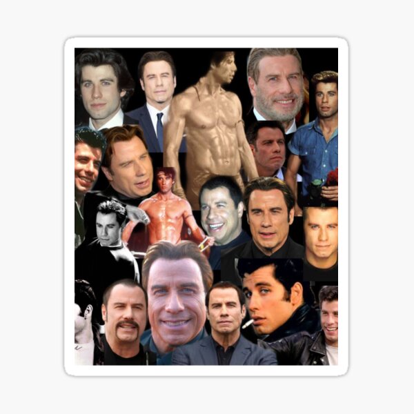 Vista previa del artículo con la obra «collage de john travolta», diseñado y vendido por Stiedeman-US.