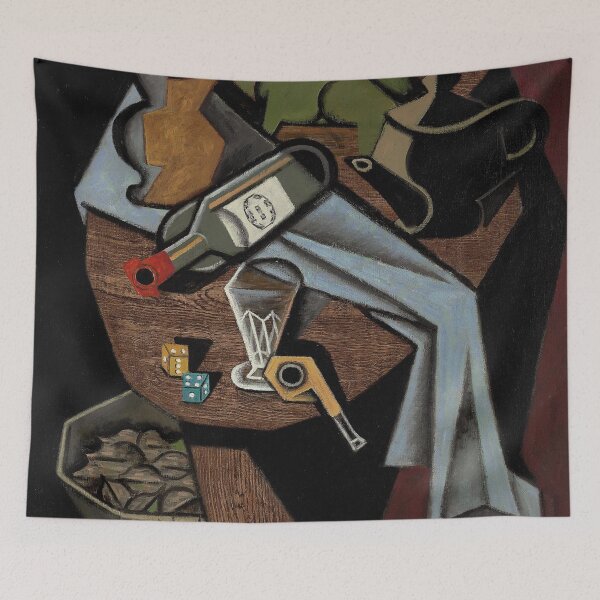 Item preview, Bouteille renversee des et panier de noix by Jean Metzinger - Vintage Art designed and sold by RickE.