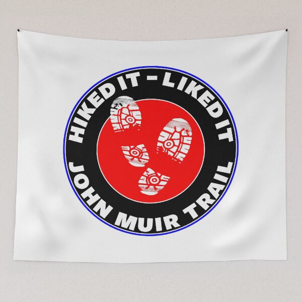 Item preview, JOHN MUIR TRAIL CALIFORNIA HIKING HIKED IT LIKED IT SIERRA NEVADA designed and sold by DESTINATIONS DECAL.