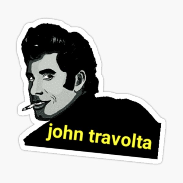 Vista previa del artículo con la obra «john travolta nicolas jaula», diseñado y vendido por Stiedeman-US.