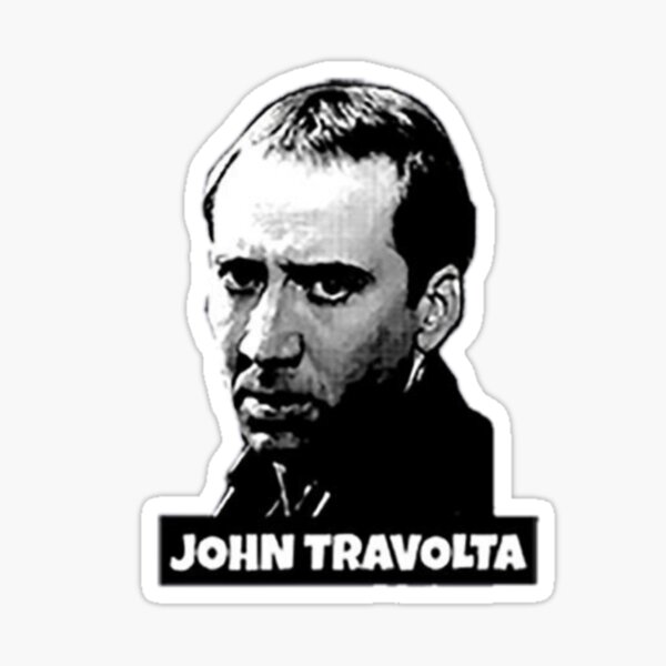 Item preview, John Travolta Nicolas Cage designed and sold by Stiedeman-US.