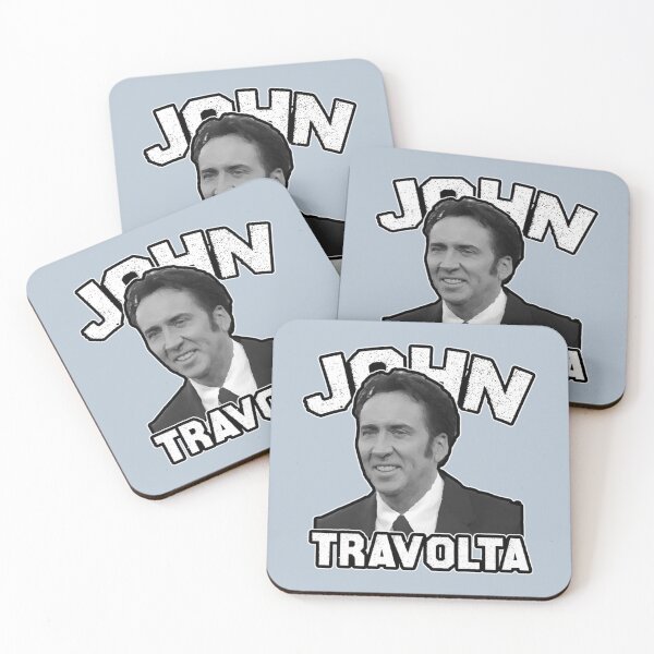Item preview, John Travolta nicolas cage funny Meme   designed and sold by Stiedeman-US.