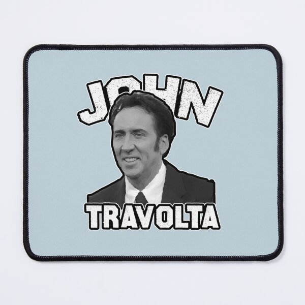 Item preview, John Travolta nicolas cage funny Meme   designed and sold by Stiedeman-US.