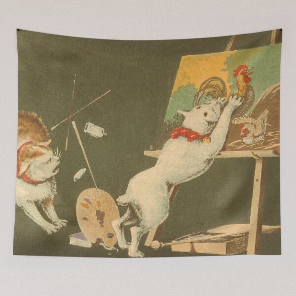 Item preview, Cats Painting designed and sold by JustCoolShop.