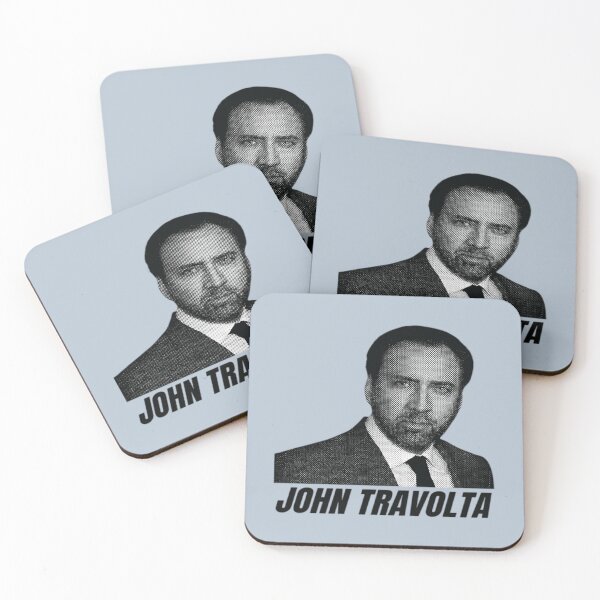 Item preview, John Travolta Nicolas Cage T Shirts Active  designed and sold by Stiedeman-US.