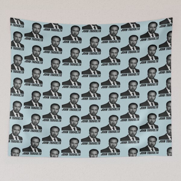 Item preview, John Travolta Nicolas Cage T Shirts Active  designed and sold by Stiedeman-US.