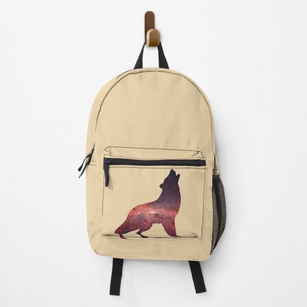 Item preview, Red Milky Way Galaxy Wolf designed and sold by MeikoDesign.
