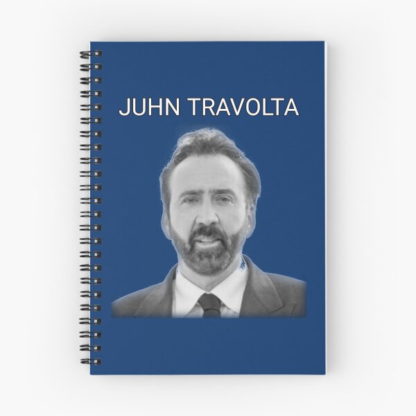 Item preview, john travolta nicolas cage funny   designed and sold by Stiedeman-US.