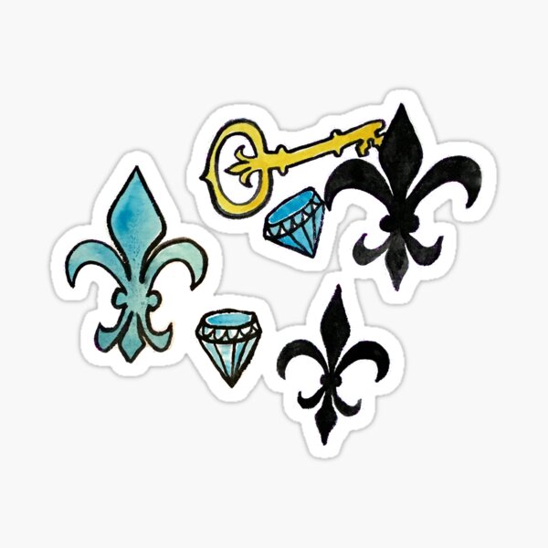 Fleur-de-lis Sticker