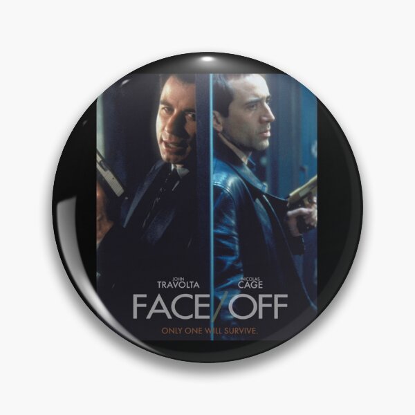 Item preview, FaceOff John Travolta Nicolas Cage Only one will survive   designed and sold by Stiedeman-US.
